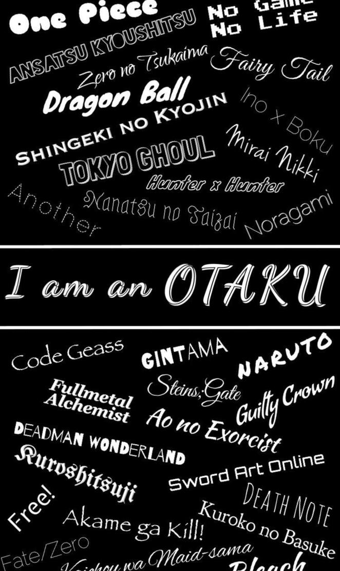 I am an Otaku
