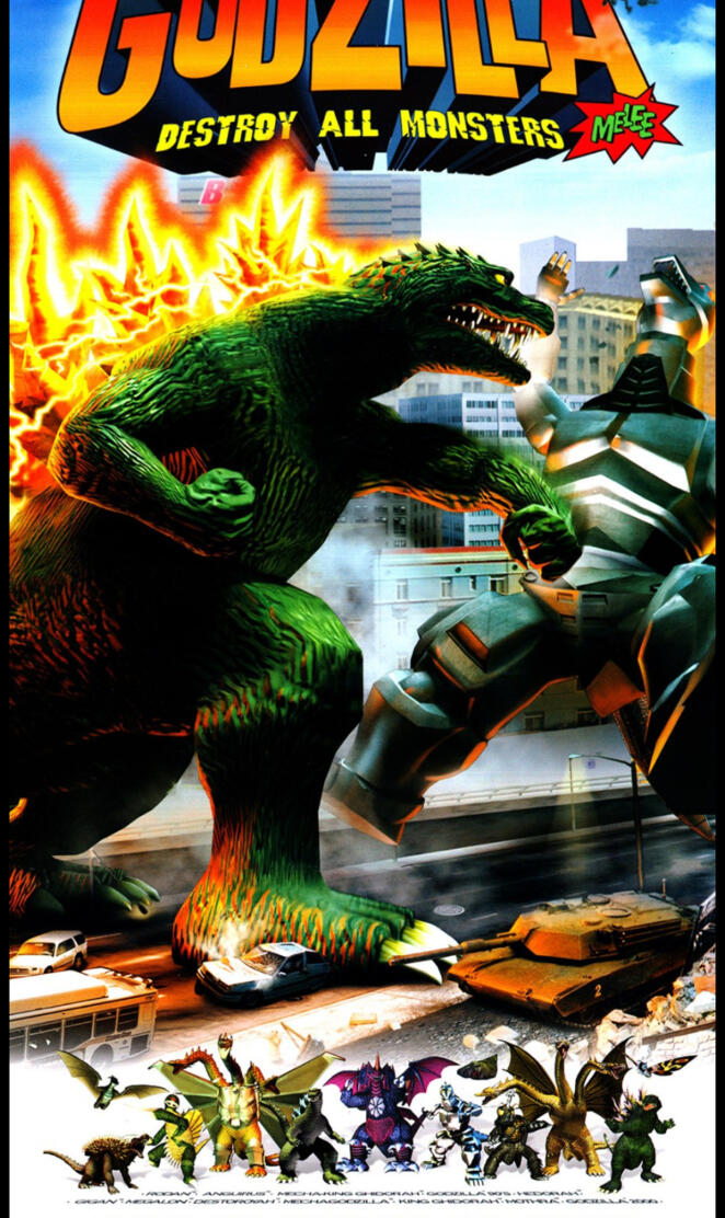 GODZILLA MELEE COVER