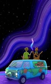 scoobydoo car illustration