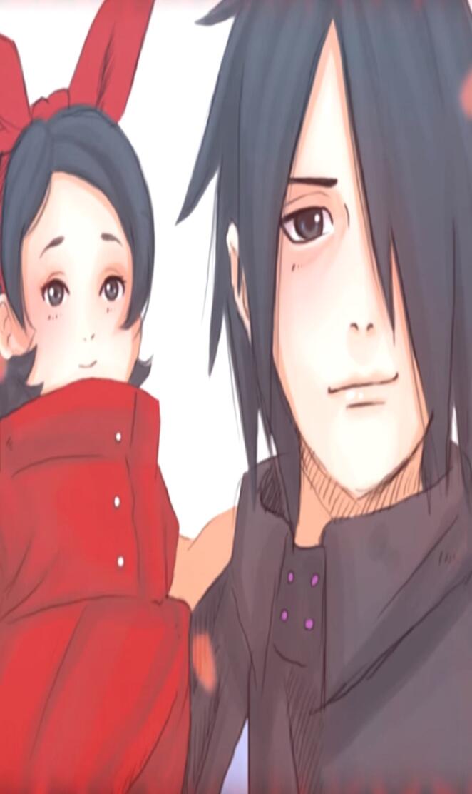 Sarada ft Sasuke