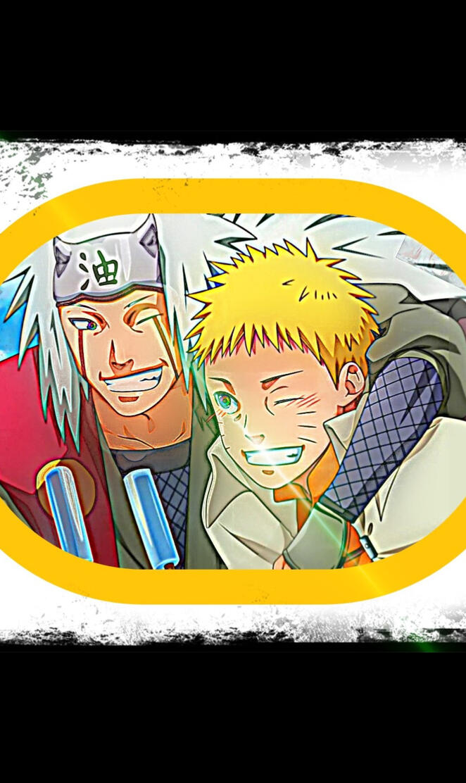 Jiraiya y naruto