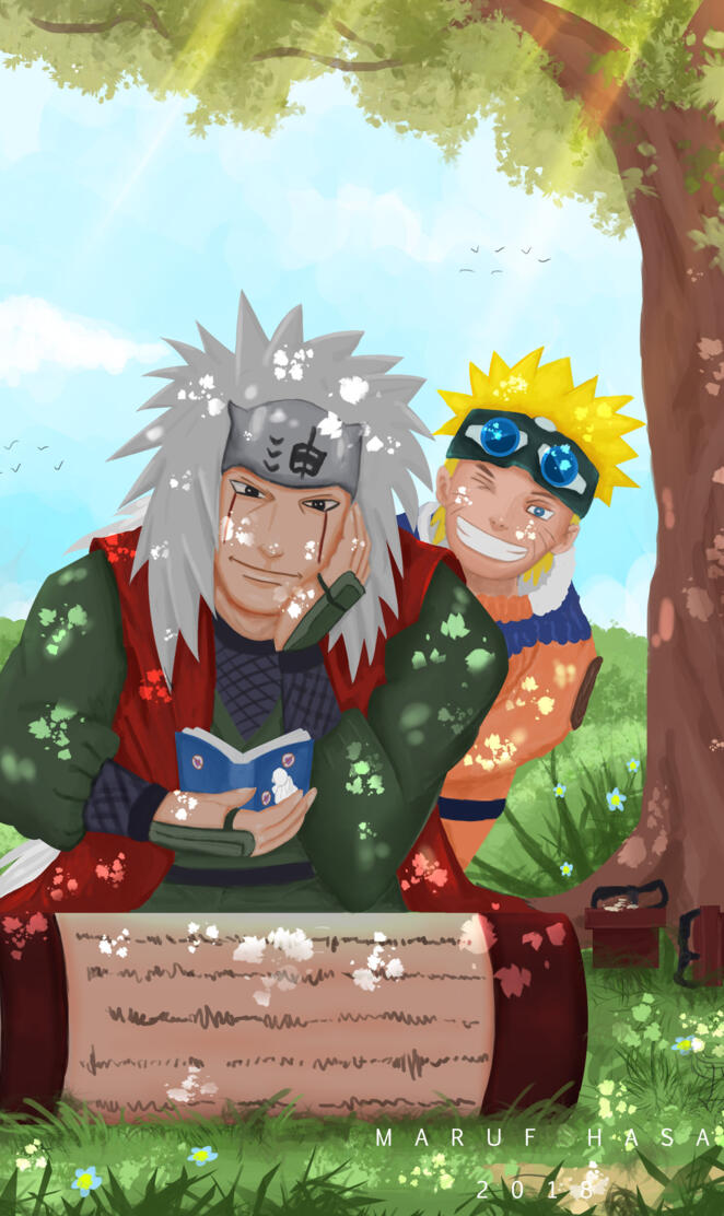 Jiraiya And Naruto
