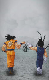 Goku and Vegeta