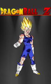 vegeta majin