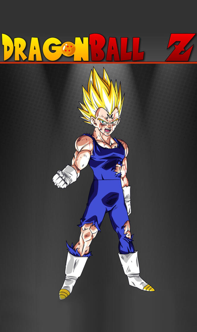vegeta majin