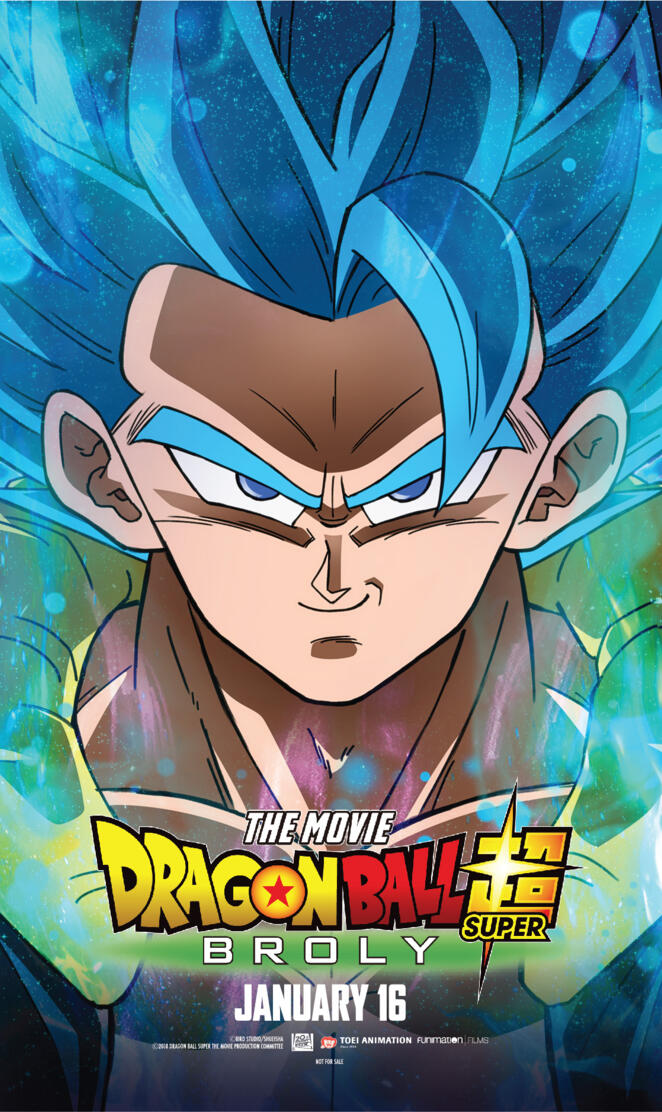 Blue Gogeta Poster