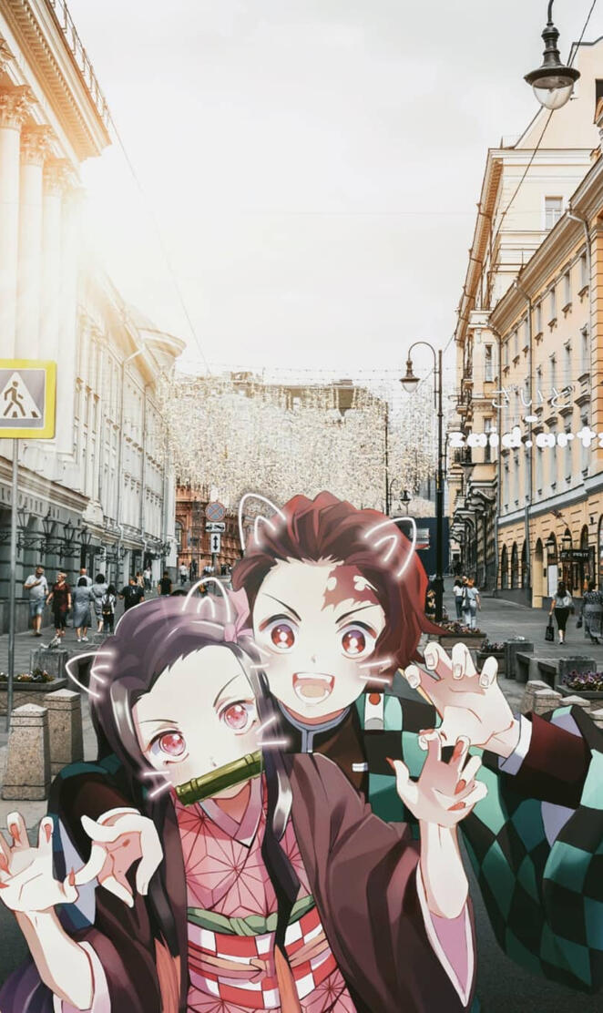 Tanjirou and nezuko