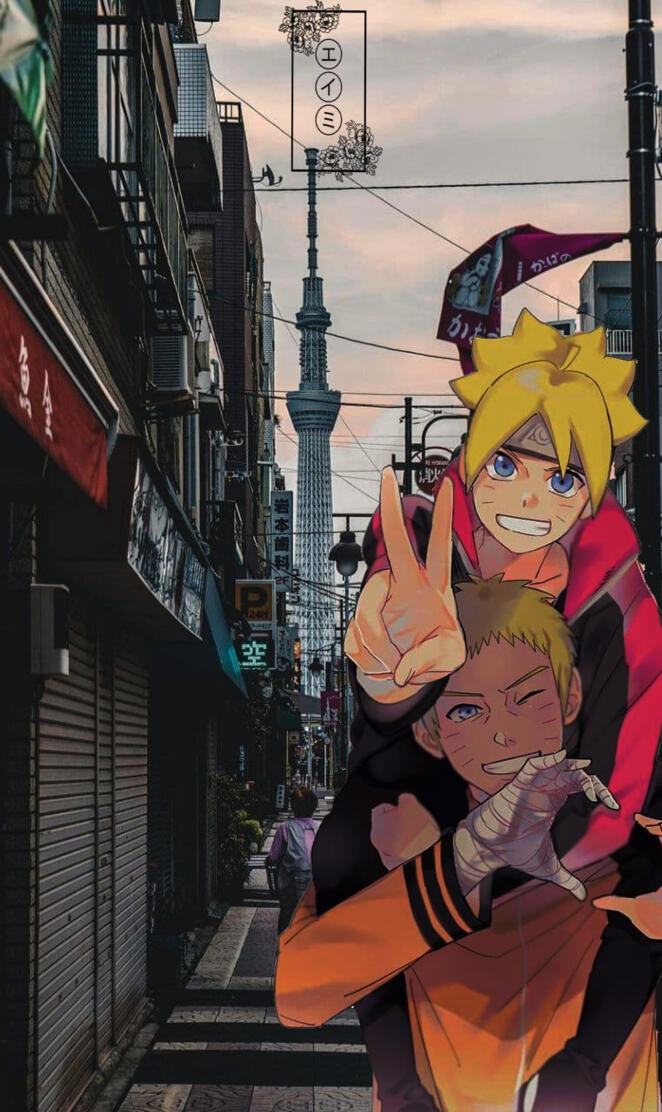 Boruto and Naruto