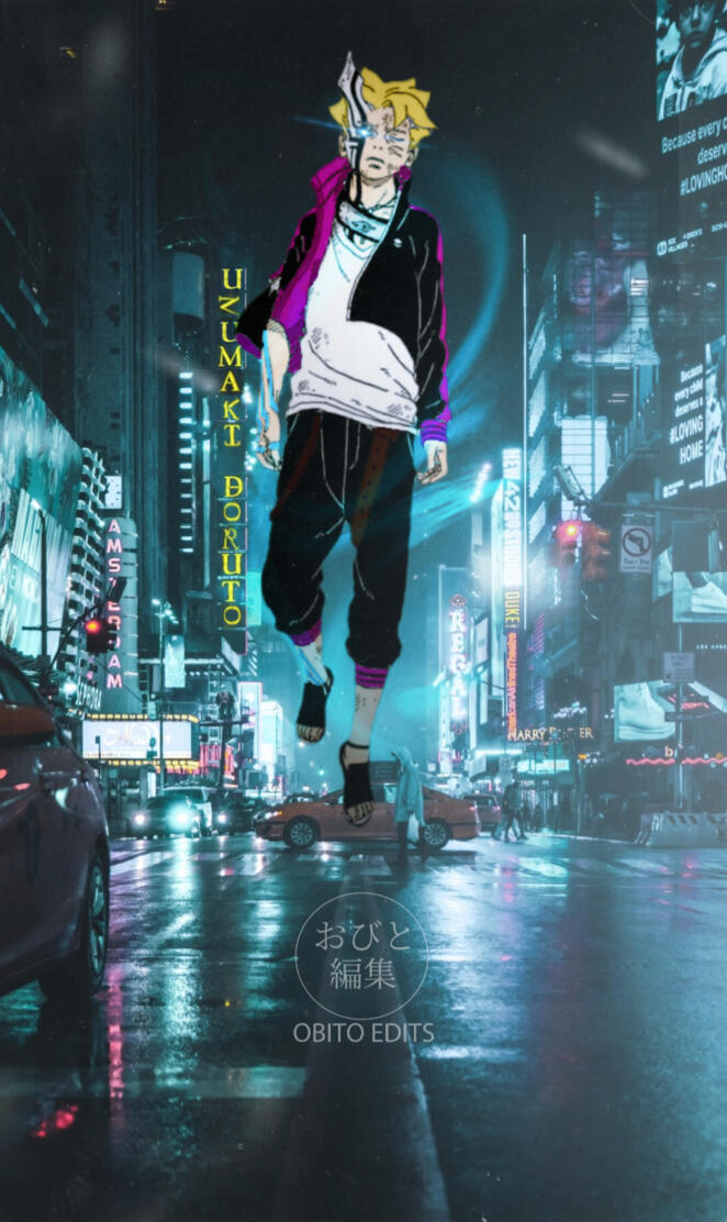 Boruto in the city