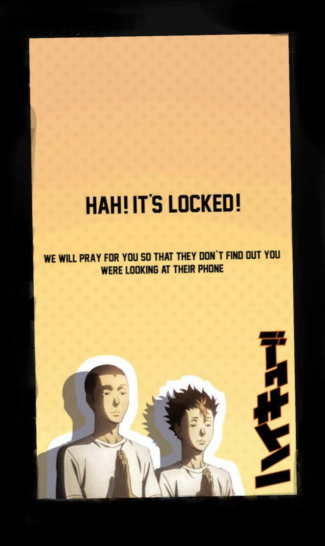 Haikyuu Lockscreen