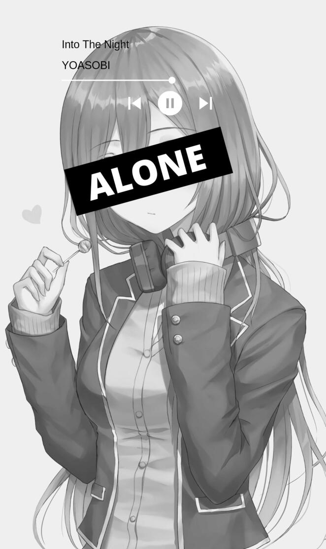 Miku alone