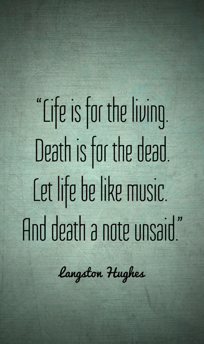 Life and Death Quote