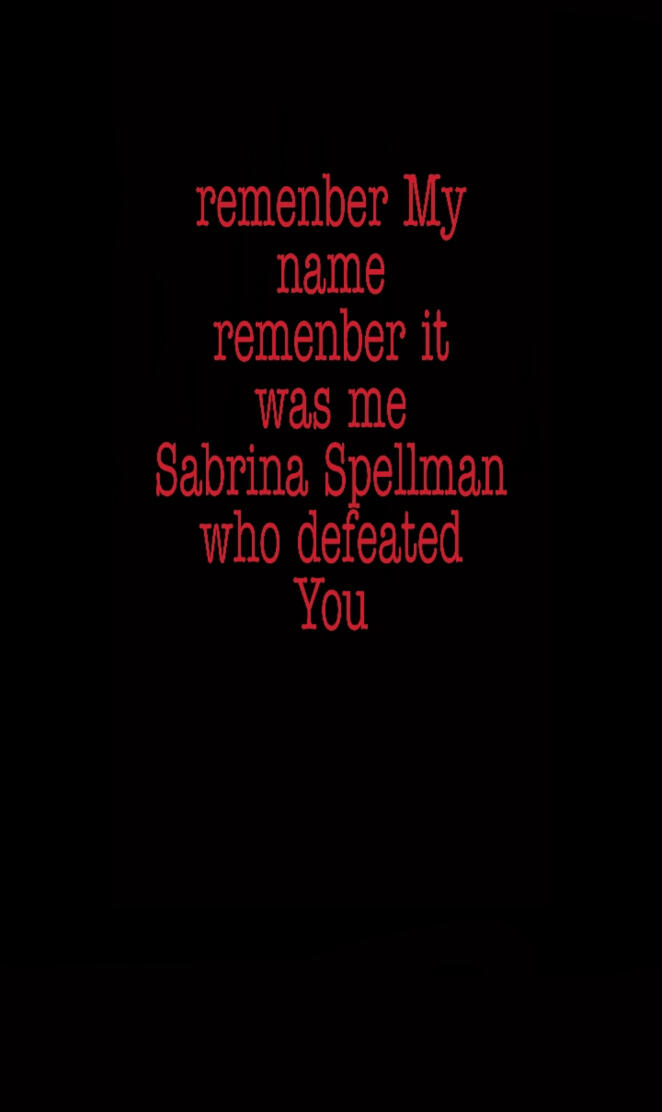 Sabrina Spellman