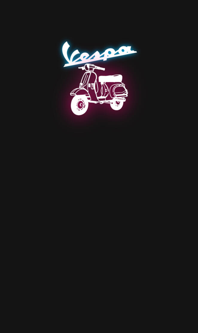Vespa glowing