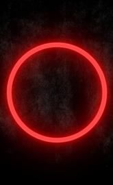 Glowing red circle