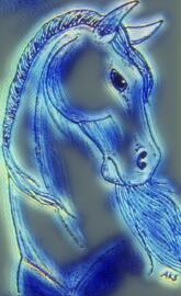 Glow Horse Art