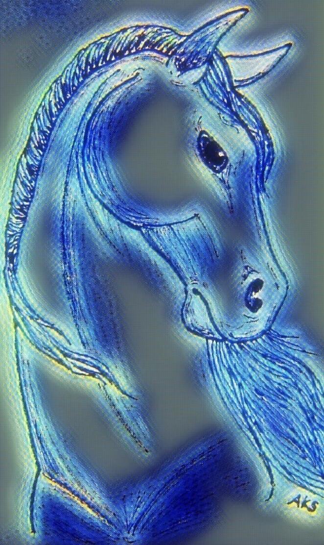 Glow Horse Art