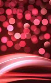 Red Glow Dots iPhone