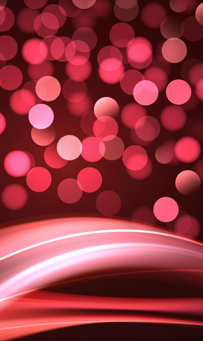 Red Glow Dots iPhone