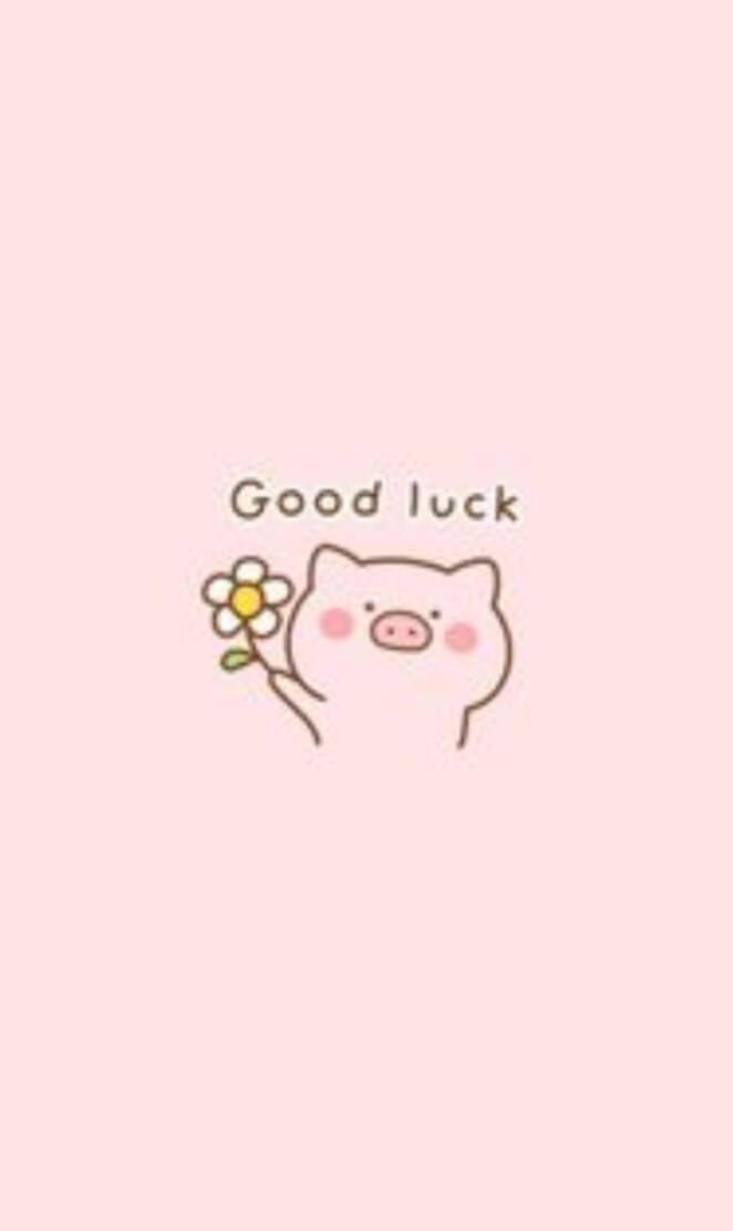 Good luck pig