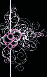 black pink amoled neon