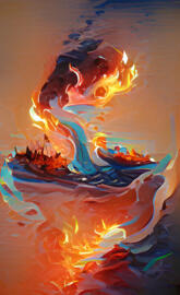 Fire and water