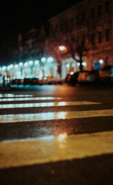 rainy night