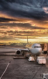 Airport Sunset
