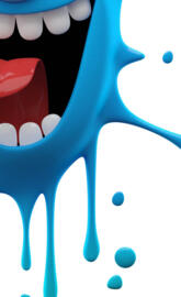 Punch hole wallpaper