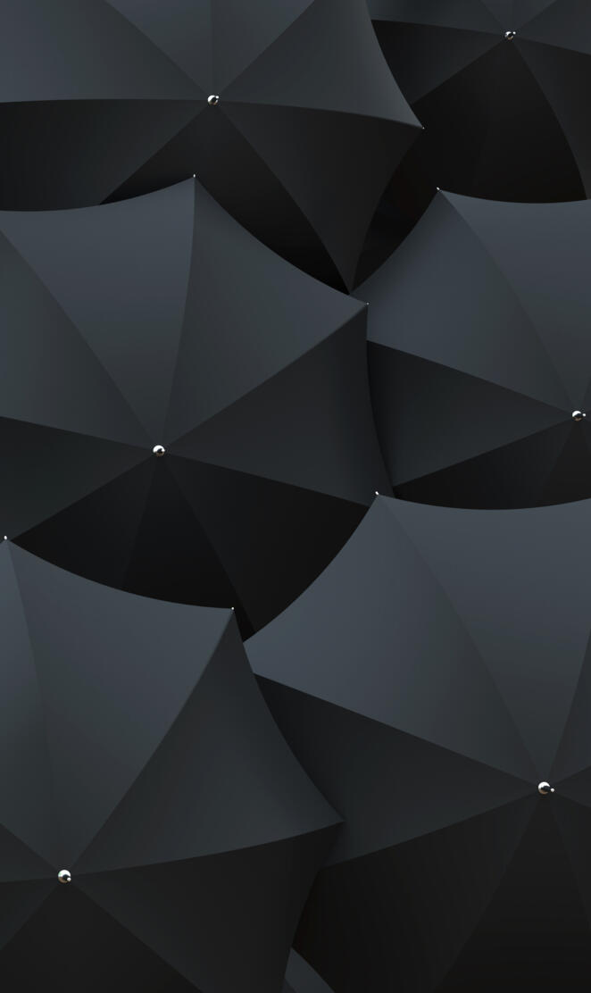 black umbrella