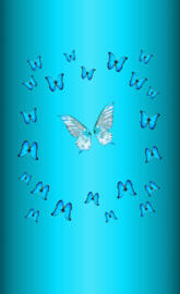 Circle of butterflies