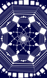 Glistening snowflake