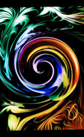 Escargot arc-en-ciel