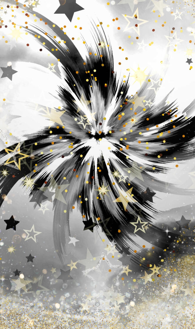 Black & White & Gold