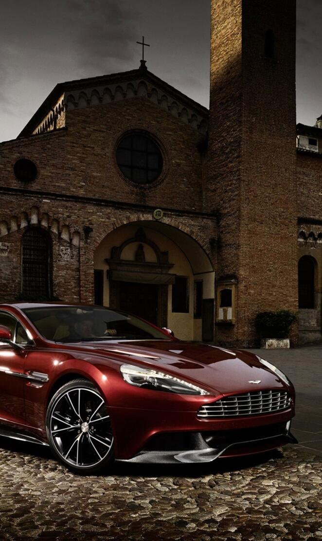 Red Aston Martin