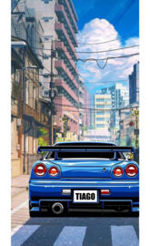 Gtr R34 Cartoon