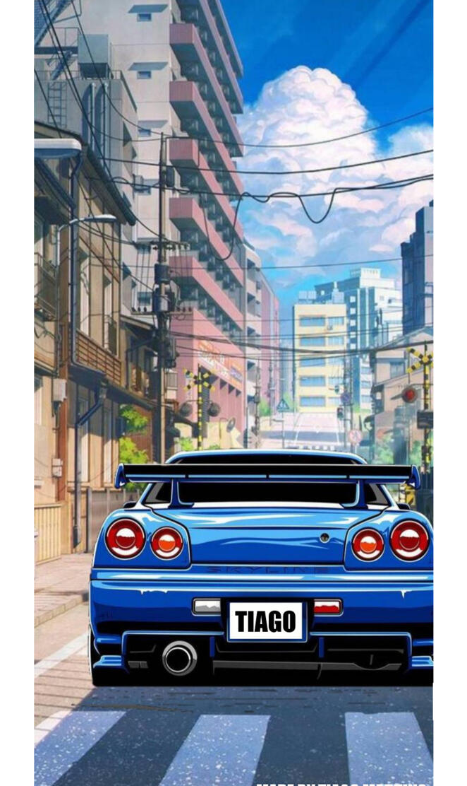 Gtr R34 Cartoon