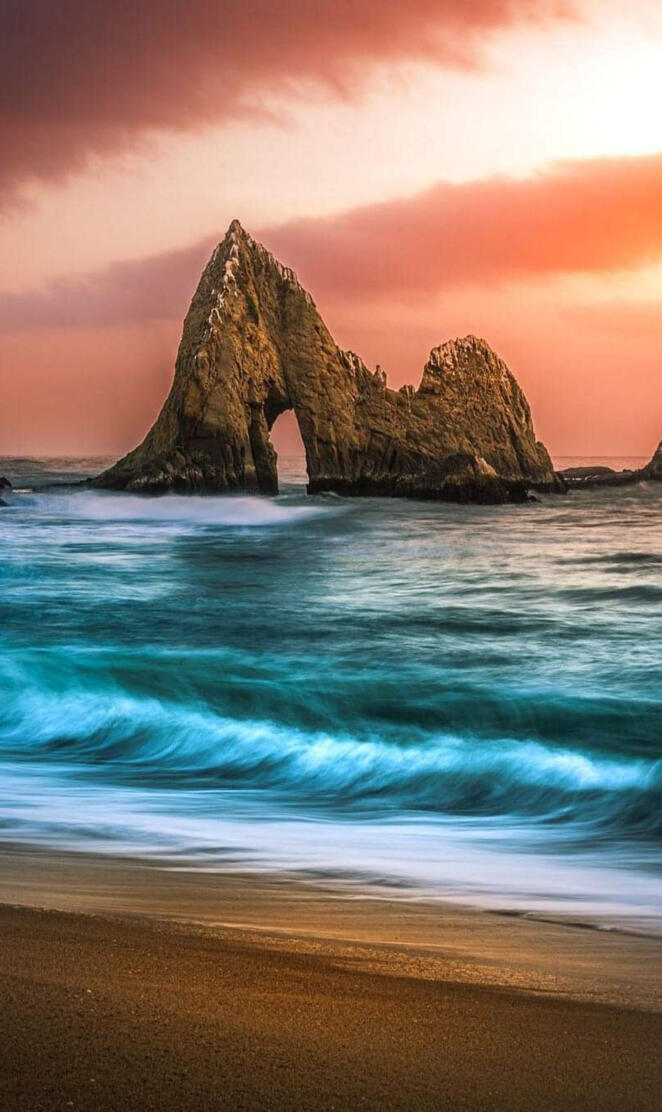 Martin beach Californi