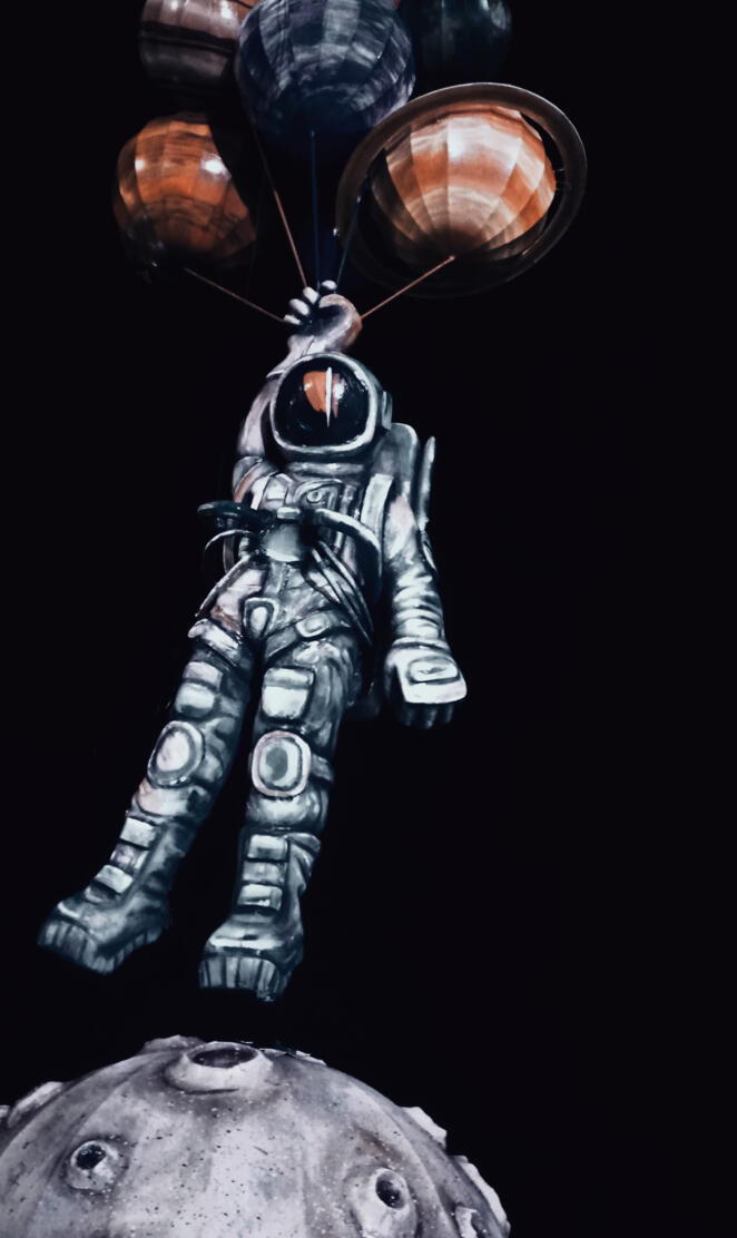 Flying in to the space