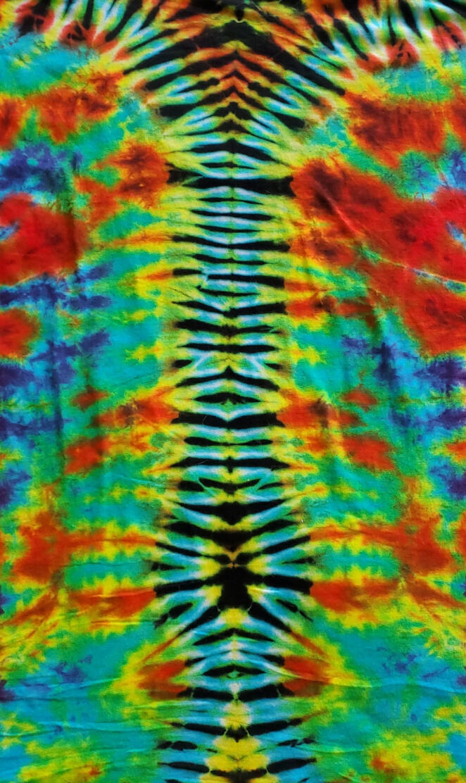 Rainbow spine dye