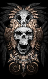 Skull Aztec