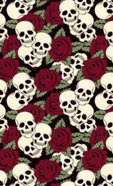 skulls and roses