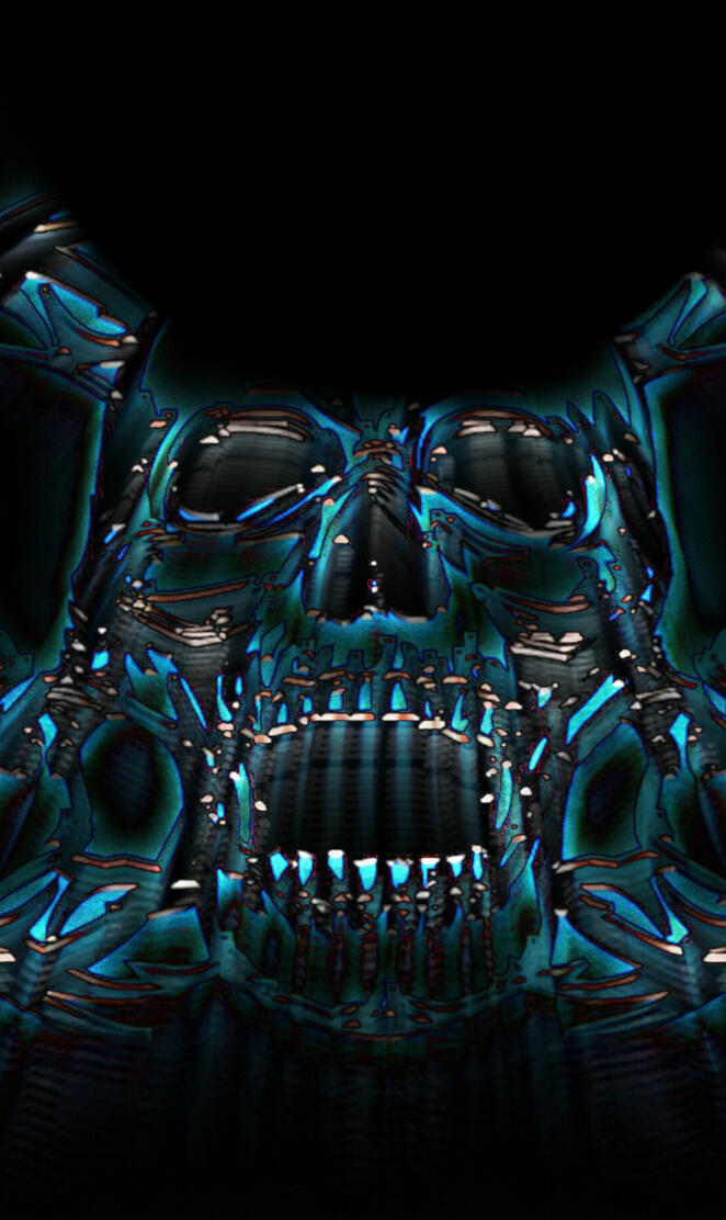 Inverted skull