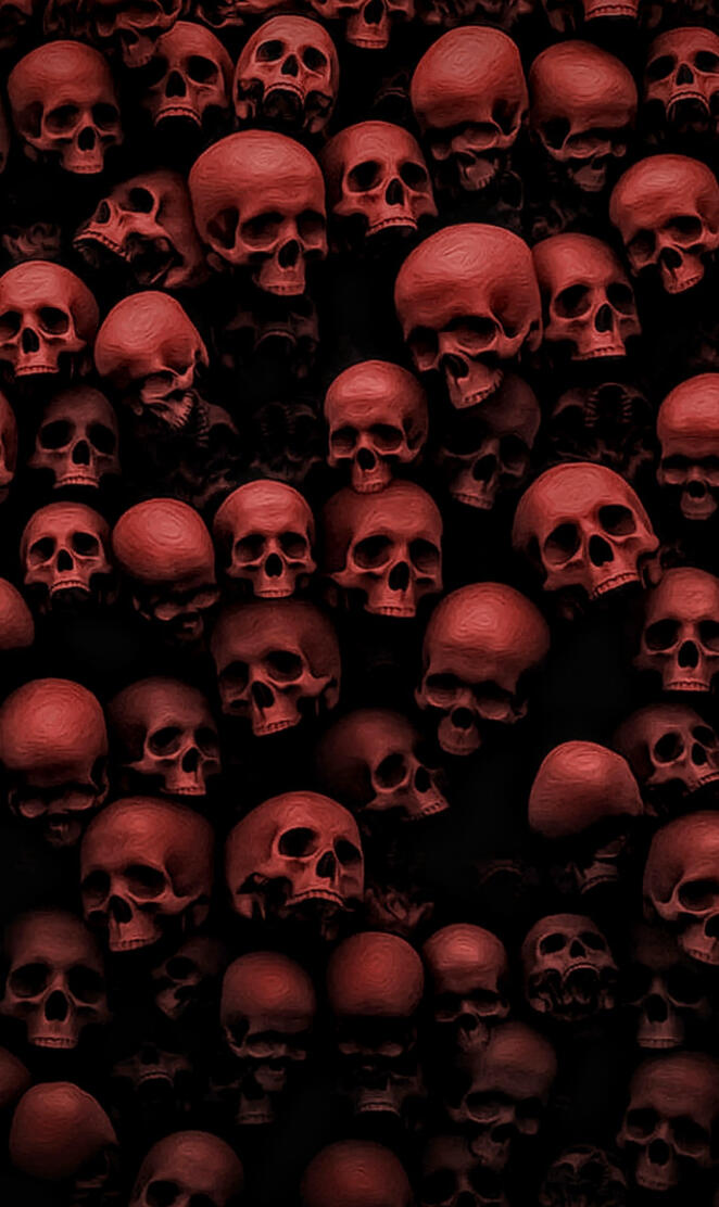 Red skulls