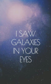 Galaxy in your eyes