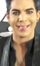 Adam Lambert tongue