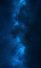 Blue Galaxy Wallp