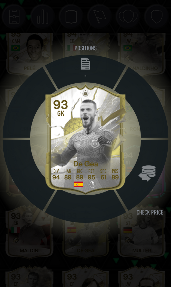 David De Gea EAFC card