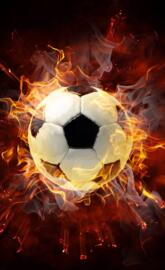 Ball on fire