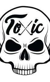 Toxic golf skull